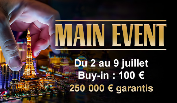 WINAMAX MINI WSOP : Place au Main Event 100 € qui débute ce 2 juillet avec 250 K garantis ! 