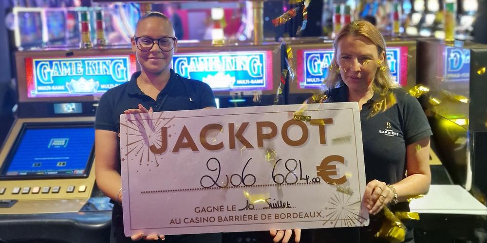 JACKPOT : Un joueur fait sauter la banque au Casino Barrière de Bordeaux !