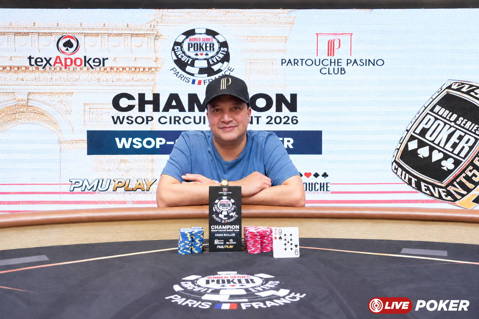WSOP-C PARIS : Omar Lakhdari s'offre un doublé avec le High Roller 
