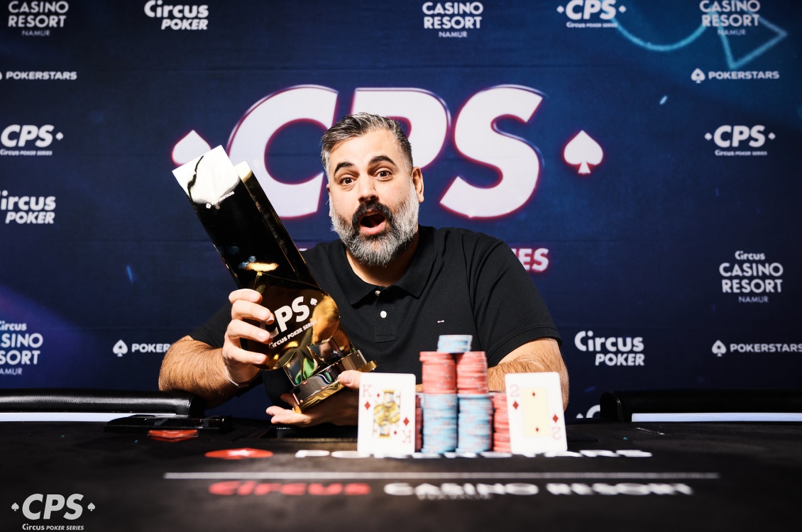 CPS NAMUR : Ugo Faggioli s'impose sur le field très relevé du High Roller et encaisse 50.000 € ! 