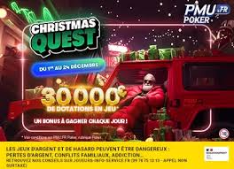 PMU POKER : L'opérateur lance sa Christmas Quest pour terminer l'année en beauté ! 
