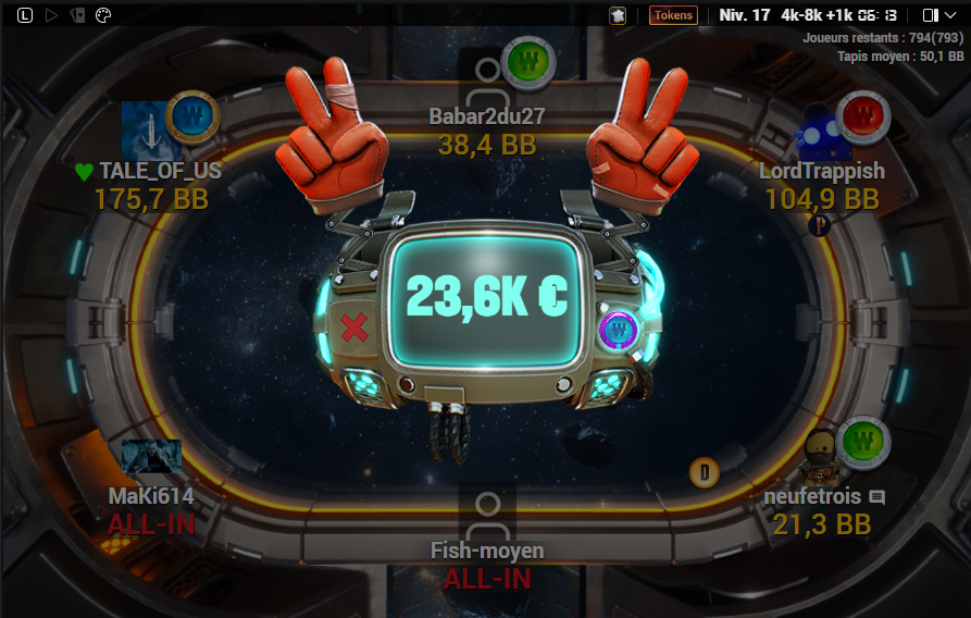 WINAMAX : La TRILOGY 6-max SPACE KO a décollé ce dimanche avec 2.3 M€ garantis !