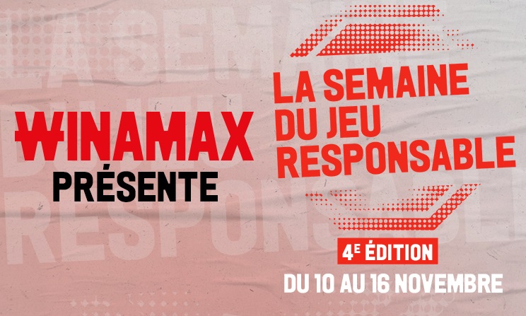 WINAMAX : La Semaine du Jeu Responsable revient avec une nouvelle édition ! 