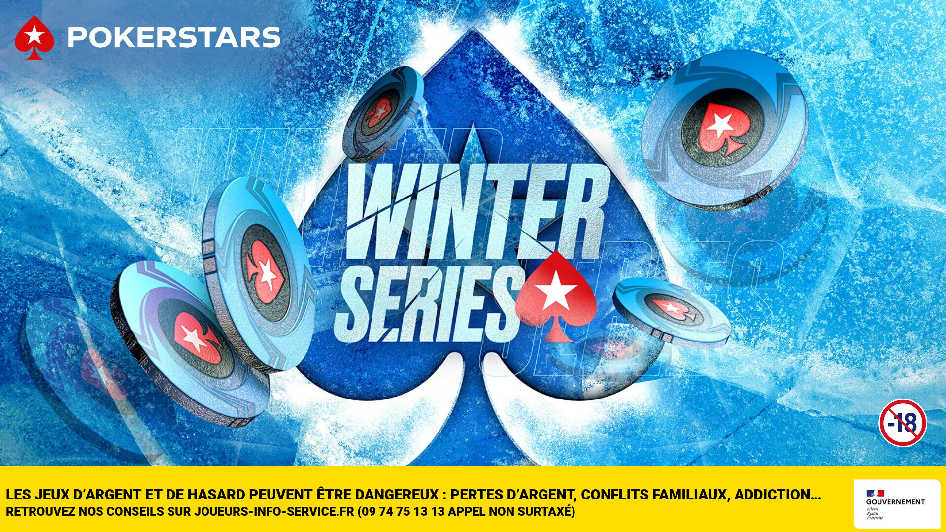 POKERSTARS WINTER SERIES : Le grand rendez-vous hivernal du poker en ligne est de retour et garantit 10 millions de prix ! 